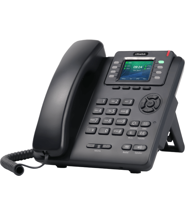 Commercial LV Switch IP Phone with 8 SIP Accounts
