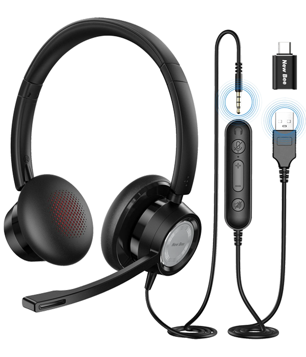 New Bee H362 USB Office Headset